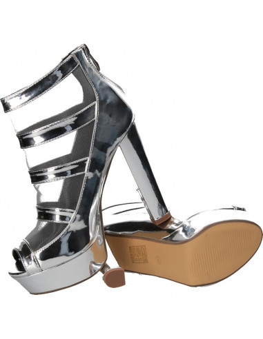 Sandale glamour, cu plasa, tinute fashion
