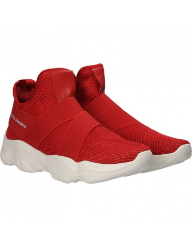 Pantofi sport barbatesti, culoarea rosie