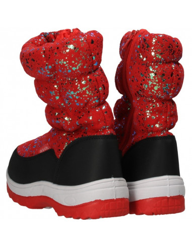 Cizme fashion, rosii, pentru fetite