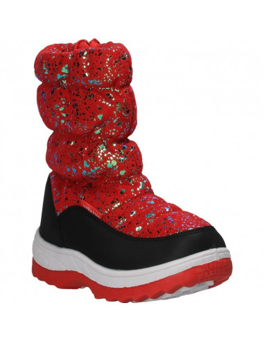 Cizme fashion, rosii, pentru fetite