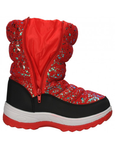 Cizme fashion, rosii, pentru fetite