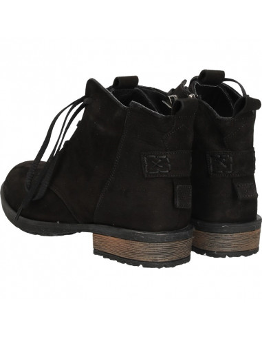 Ghete fashion, toc mic, piele naturala
