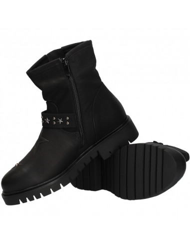 Cizme femei, trendy, imprimeu stele