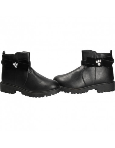 Ghete elegante, negre, pentru fetite