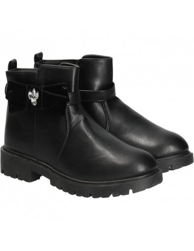 Ghete elegante, negre, pentru fetite