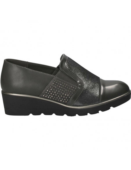 Pantofi talpa plina, culoarea gri
