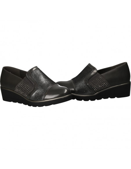 Pantofi talpa plina, culoarea gri