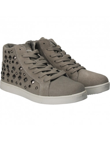 Ghete fete casual, cu tinte gri