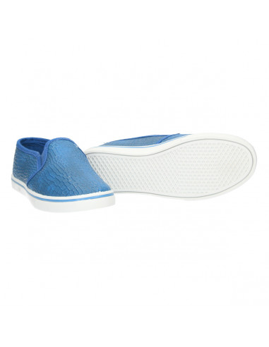 Espadrile baieti, piele ecologica, albastru