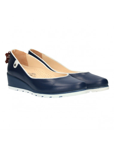Pantofi eleganti, cu platforma, piele naturala