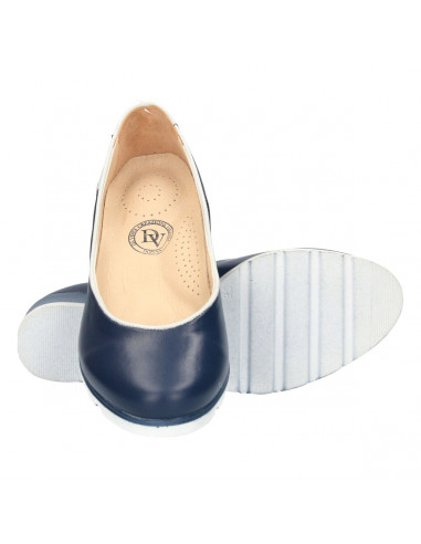Pantofi eleganti, cu platforma, piele naturala