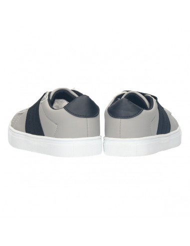 Pantofi sport copii, gri cu negru