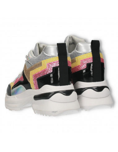 Sneakers dama, gliter, talpa groasa
