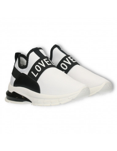 Sneakers albi, LOVE, pentru femei