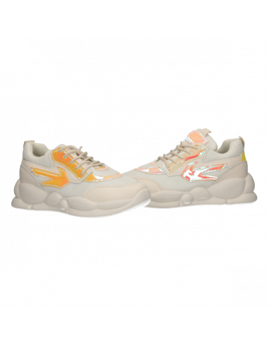 Sneakers albi, de dama, talpa groasa