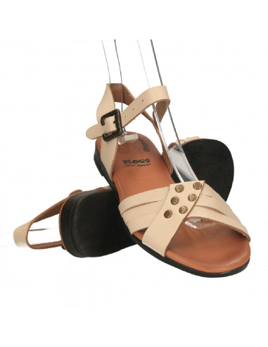 Sandale albe in stil casual, pentru femei