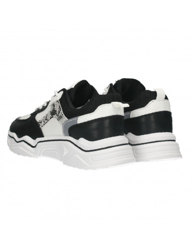 Pantofi sport, talpa inalta, insertie snake