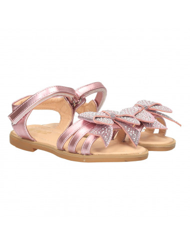 Sandale roz, cu funda glami, pentru fete