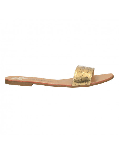 Papuci trendy, barete aurii