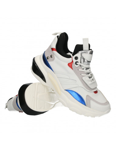 Sneakers femei, stil urban, culoarea alba