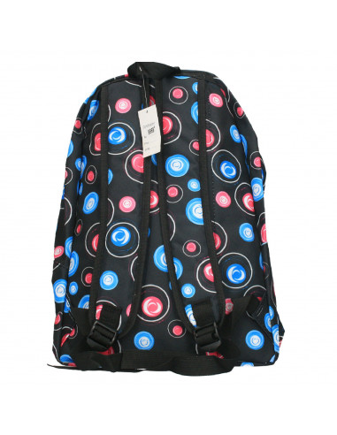 Rucsac modern, negru cu roz