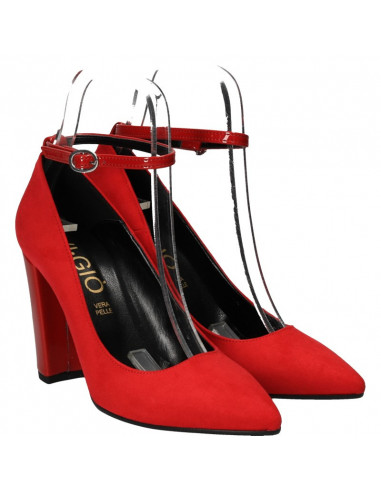 Pantofi de dama, eleganti, cu toc robust