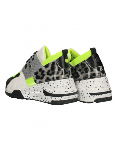Sneakers dama, talpa groasa, animal print