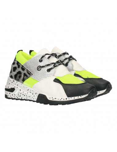 Sneakers dama, talpa groasa, animal print