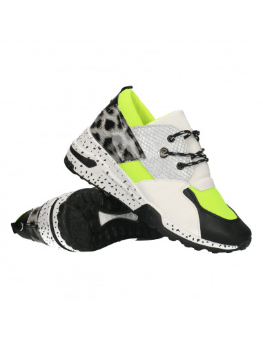 Sneakers dama, talpa groasa, animal print