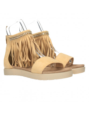 Sandale fashion, cu franjuri, pentru femei