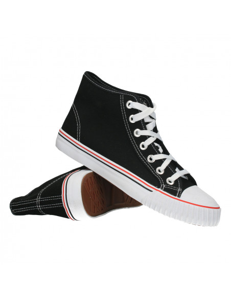 Bascheti moderni, barbatesti, canvas negru