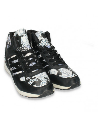 Ghete sport barbati, model Rose, negru+verde