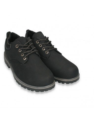 Pantofi barbati, model clasic, negru, din piele eco