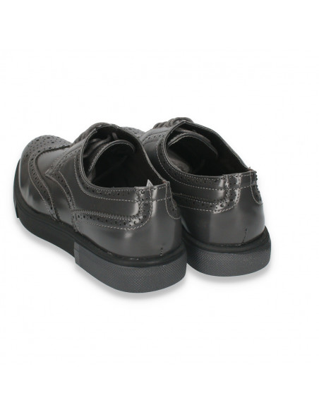 Pantofi casual, stil Oxford, gri, pentru barbati