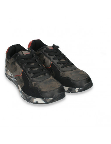 Sneakers barbati, cu imprimeu army