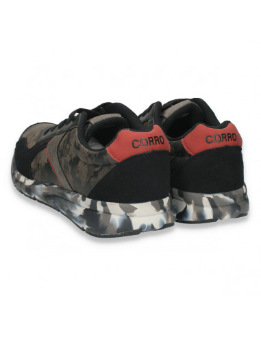 Sneakers barbati, cu imprimeu army