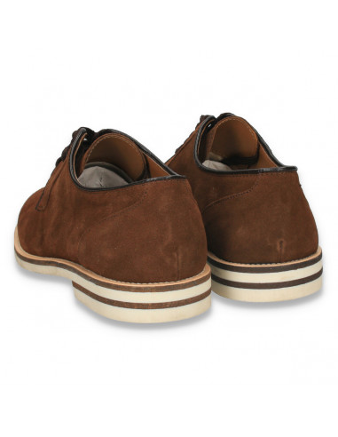 Pantofi casual-elegant, pentru barbati, maro - W44