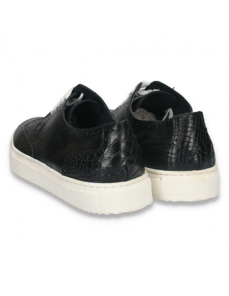 Pantofi casual barbati, din piele, stil Oxford - W64