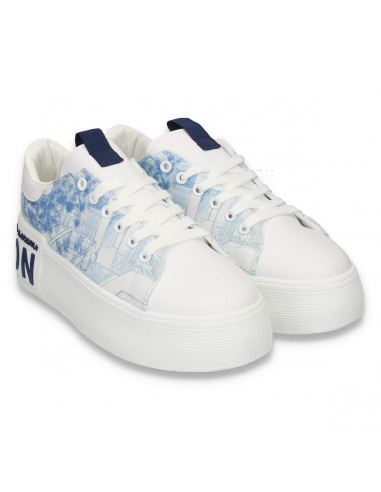 Sneakers dama, fashion, cu talpa inalta - W139