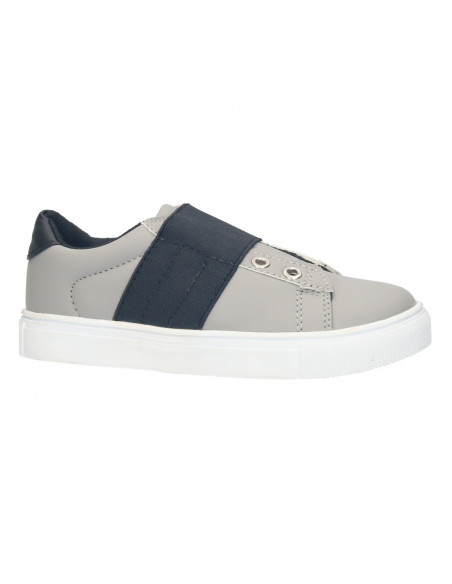 Pantofi sport copii, gri cu negru - W179