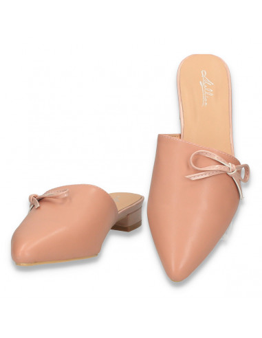 Saboti fashion, roz, varf ascutit - W561