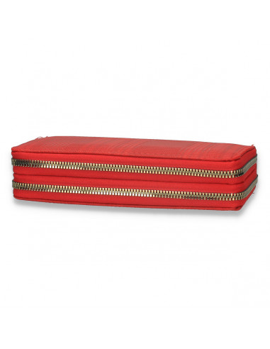Portmoneu dama, din piele eco, rosu - M439