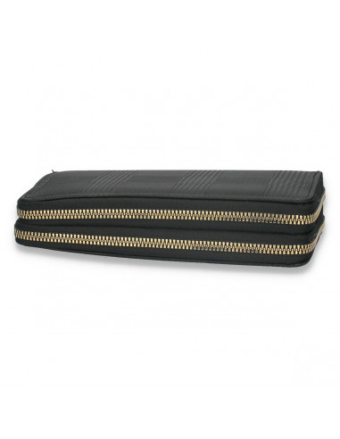 Portmoneu dama, din piele eco, negru - M443