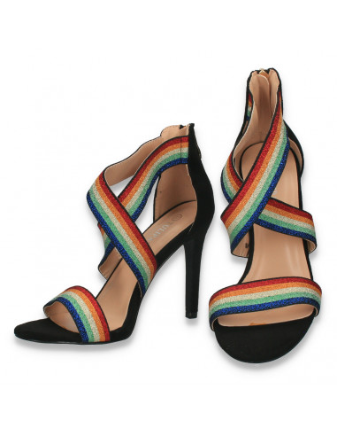 Sandale elegante pentru dama, rosii - W994