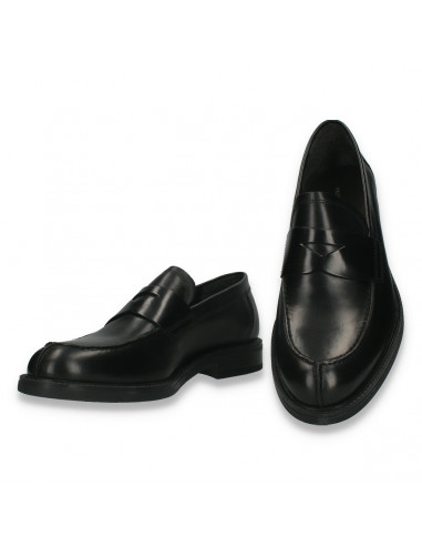 Pantofi din piele, pentru barbati, eleganti, negri - W1104