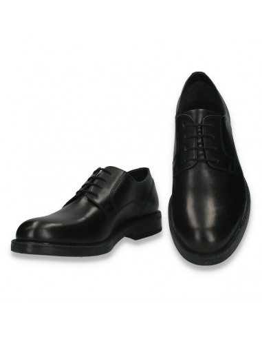 Pantofi stil clasic, din piele, pentru barbati, negri - W1106