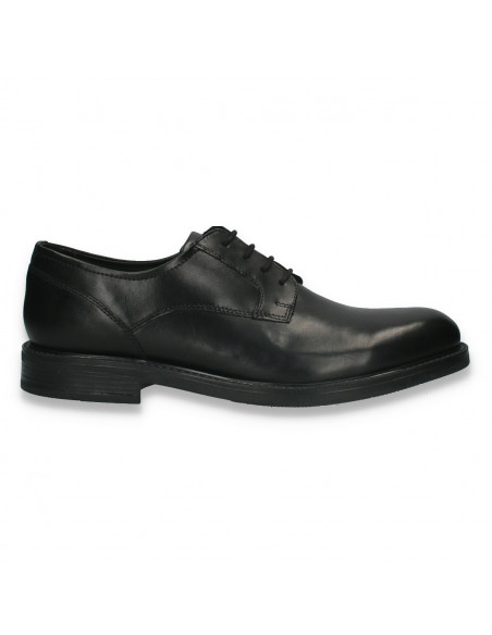 Pantofi stil clasic, din piele, pentru barbati, negri - W1106