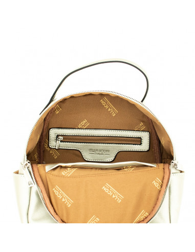 ELLA ICON RUCSAC DE DAMA HEART ARGINTIU 24x27x11 CM - M611