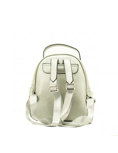 ELLA ICON RUCSAC DE DAMA HEART ARGINTIU 24x27x11 CM - M611