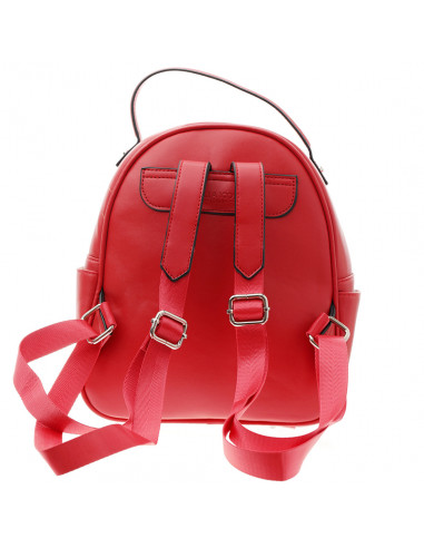 ELLA ICON RUCSAC DE DAMA HEART ROSU 24x27x11 CM - M612